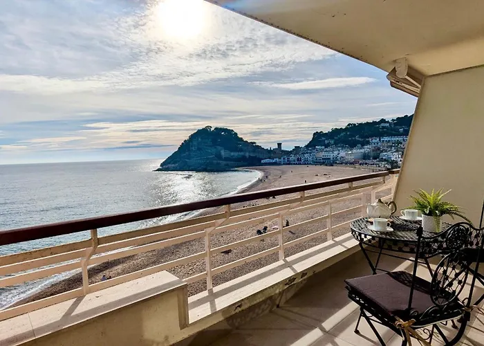 아파트 Evh124 En Primera Linea De Mar 또사데마르